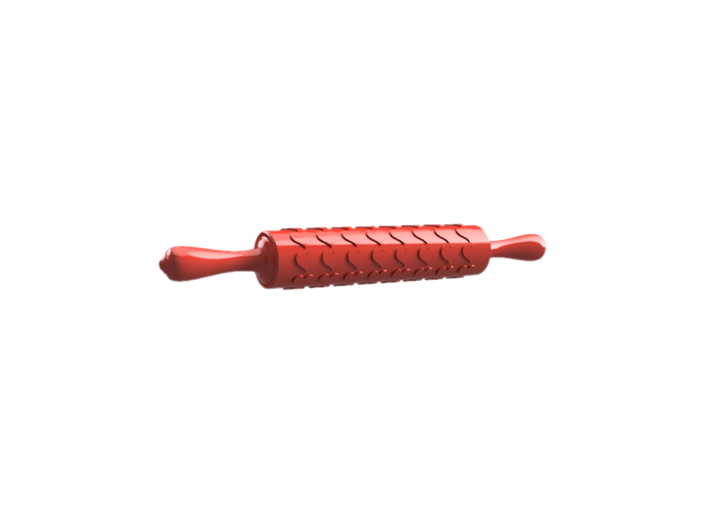 Heart Embossed Rolling Pin