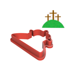 3 Wooden Crosses Cookie Cutter