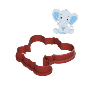 Baby Elephant Cookie Cutter