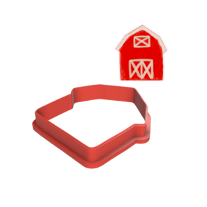 Red Barn Cookie Cutter