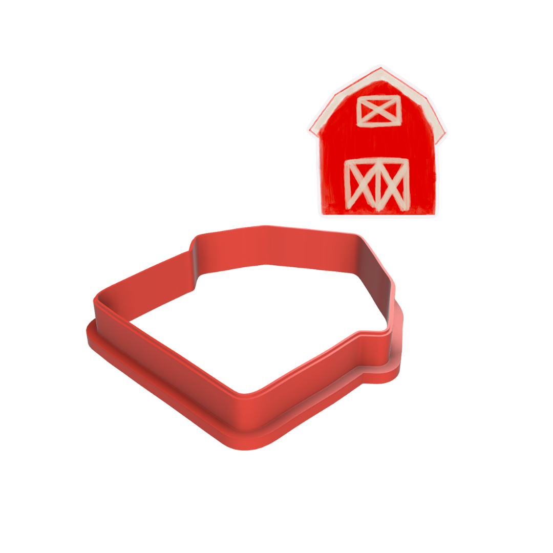 Red Barn Cookie Cutter