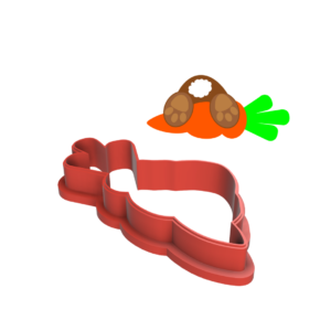 Bunny Carrot Cookie Cutter