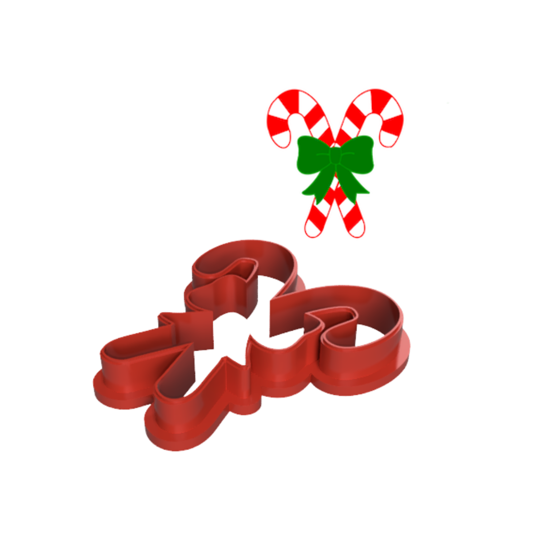 Candy Cane Cookie Cutter