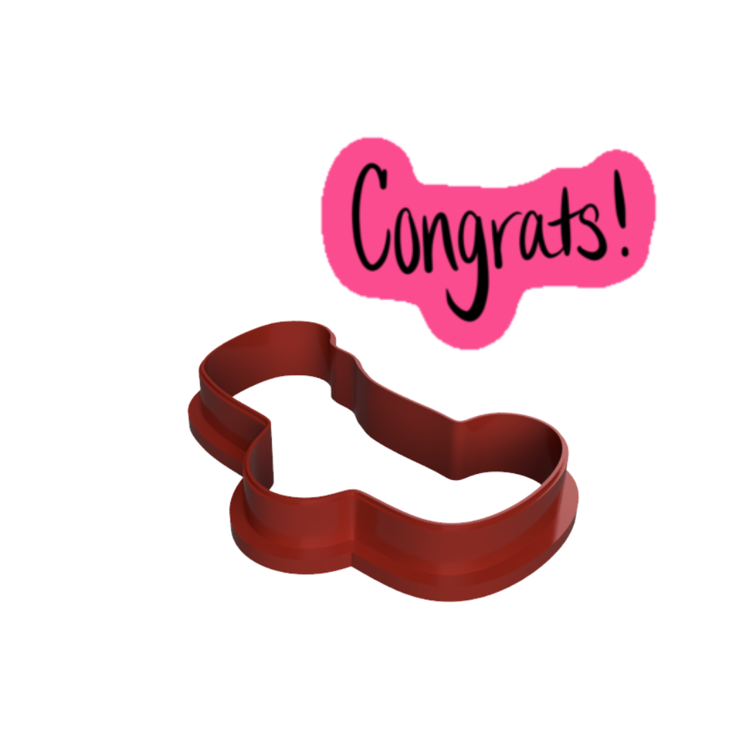 Congrats Cookie Cutter