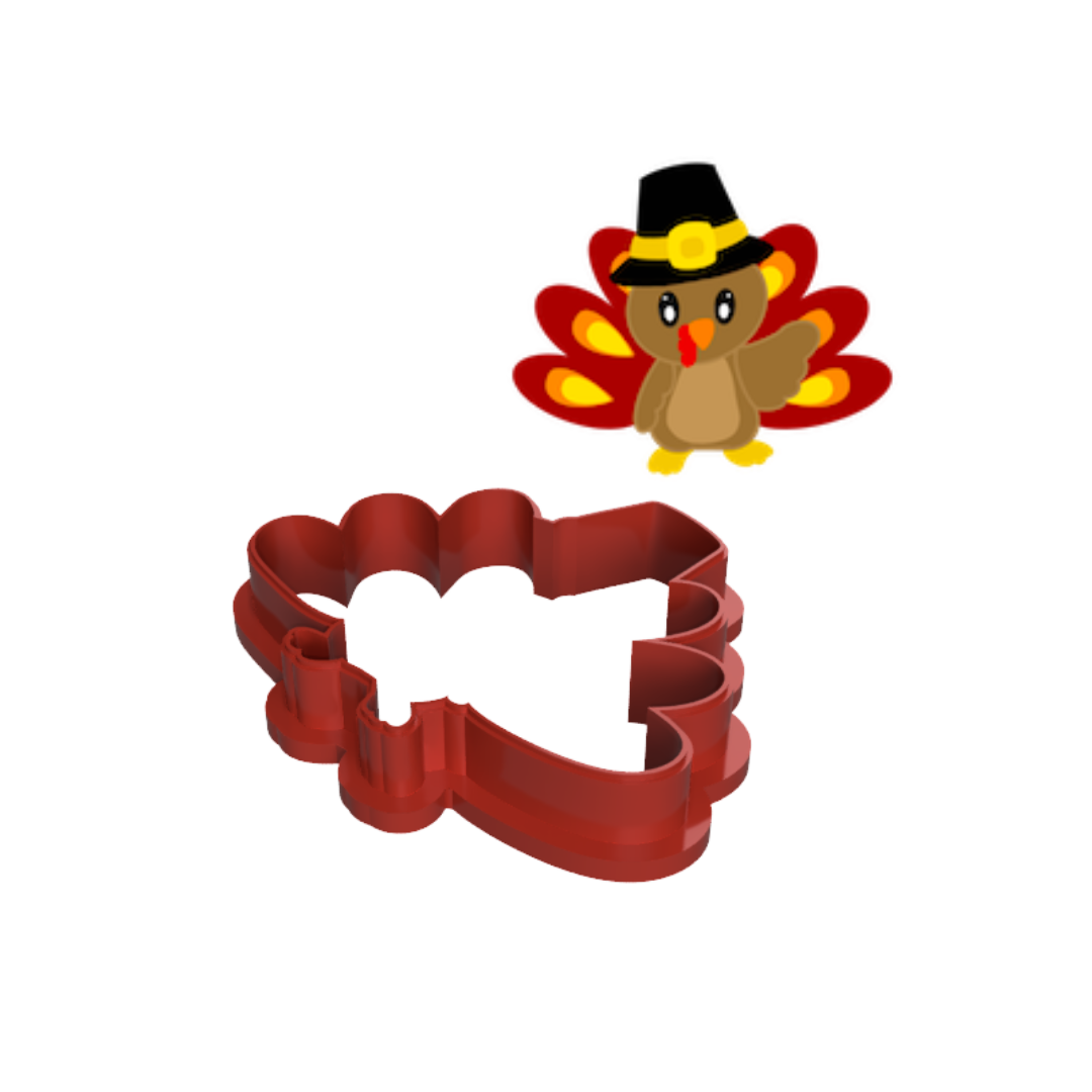 Cute Turkey Cookie Cutter