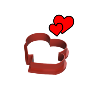 Double Heart Cookie Cutter