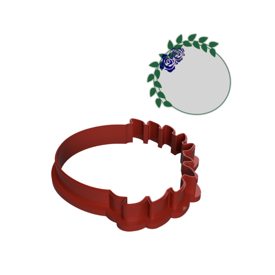 Floral Circle Cookie Cutter