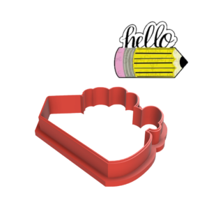 Hello Pencil Cookie Cutter