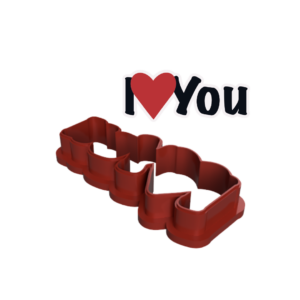I Love You Cookie Cutter