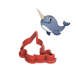 Narwhal Cookie Cutter