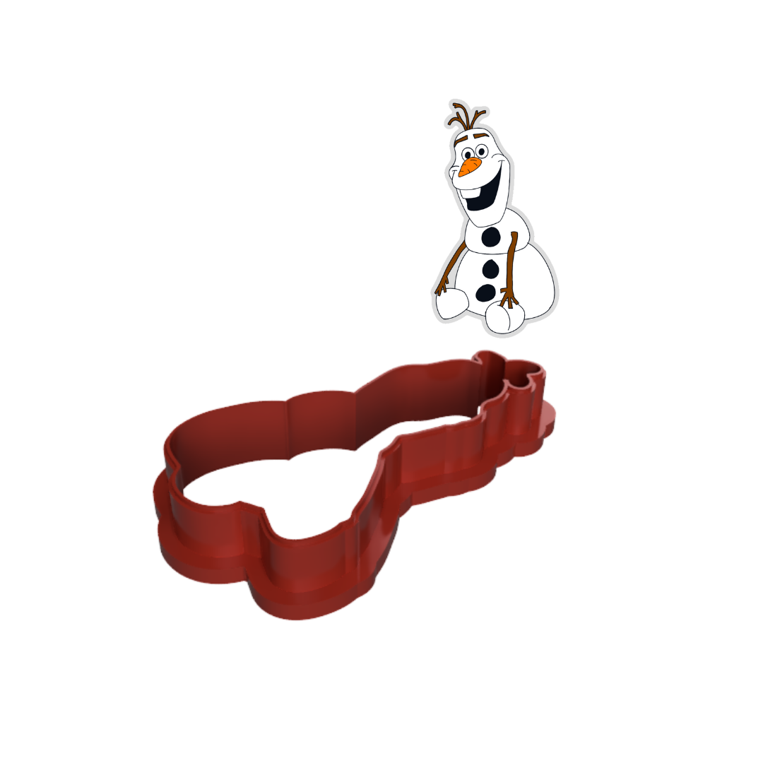 Goofy Snowman Cookie Cutter