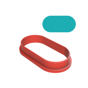 Oval Plaque Cookie Cutter
