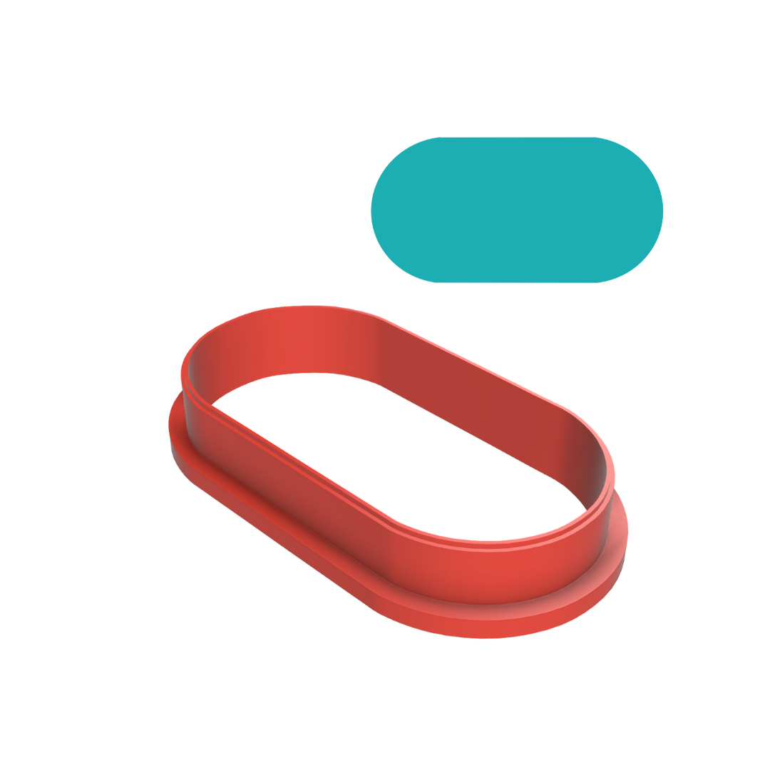 Oval Plaque Cookie Cutter