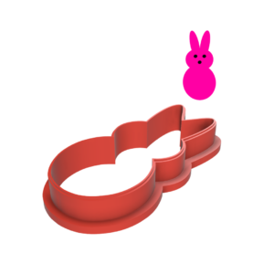 Peep Bunny Cookie Cutter