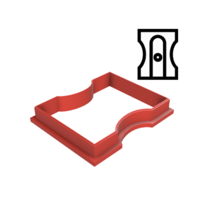 Pencil Sharpener Cookie Cutter