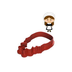 Pilgrim Girl Cookie Cutter