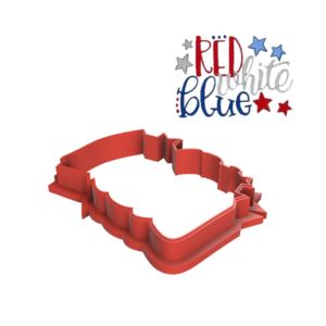 Red White Blue Cookie Cutter