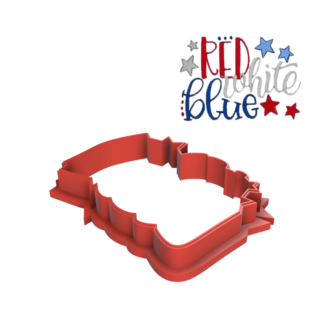 Red White Blue Cookie Cutter
