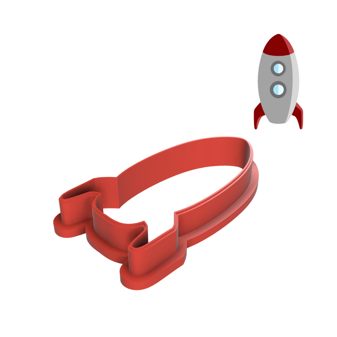 Rocket Ship Cookie Cutter