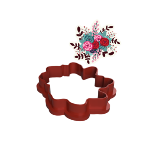 Rose Bouquet Cookie Cutter