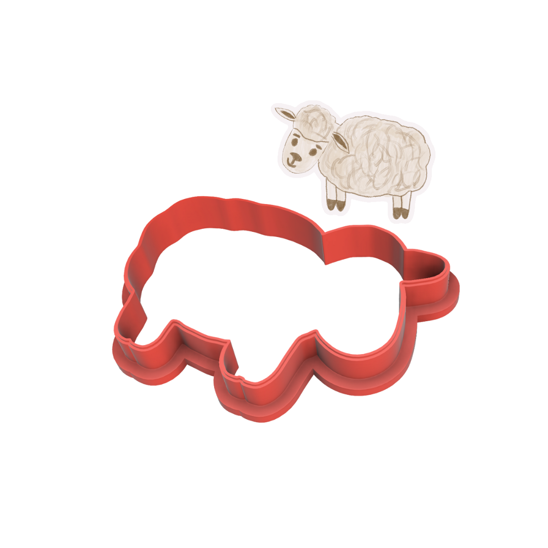 Sheep Cookie Cutter