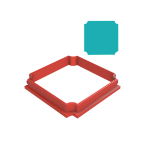 Square Plaque Cookie Cutter