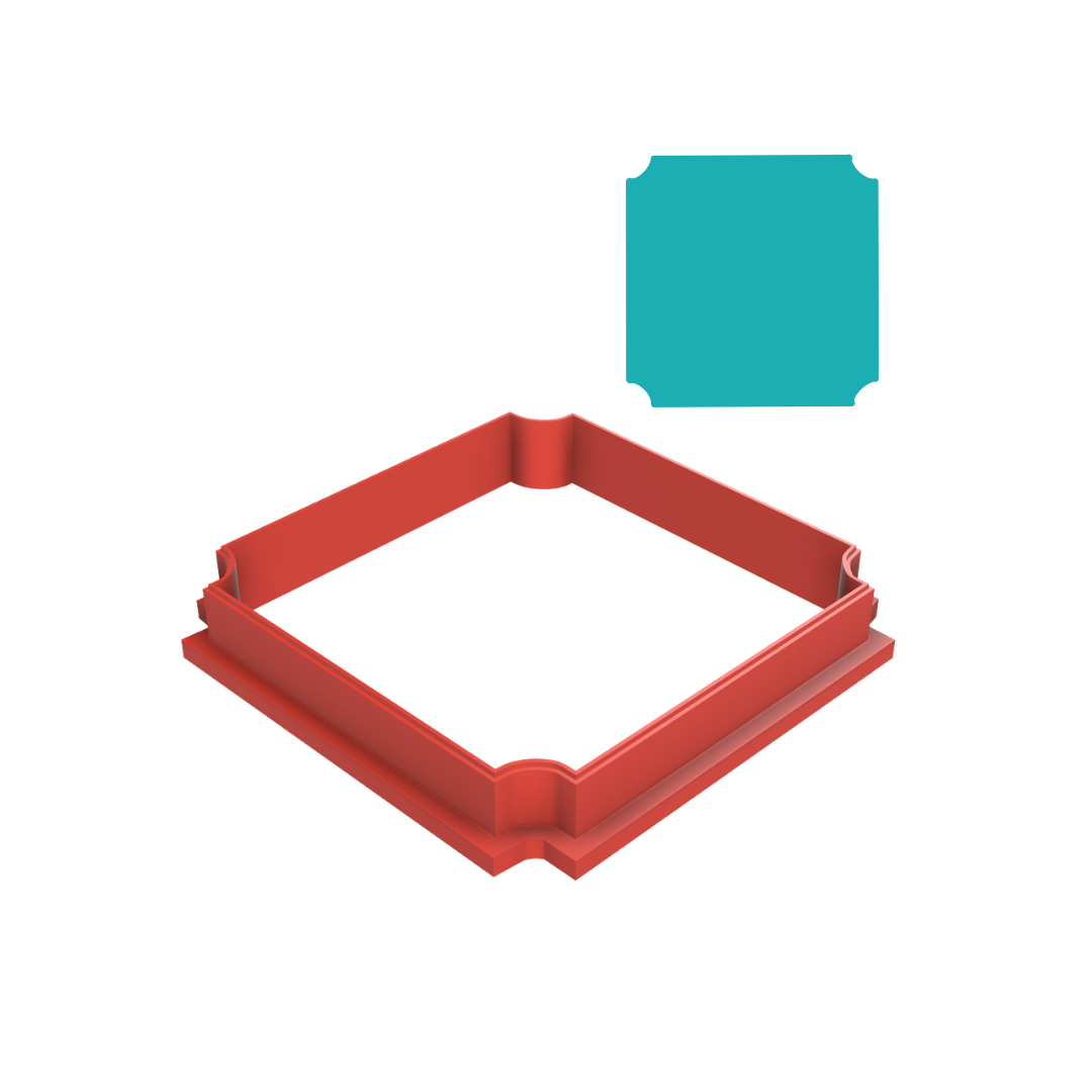 Square Plaque Cookie Cutter