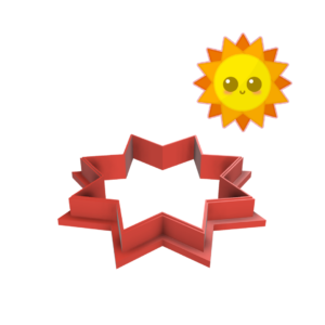 Sun Face Cookie Cutter