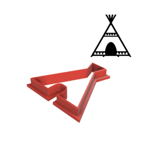 Teepee Cookie Cutter