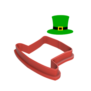 Green Top Hat Cookie Cutter