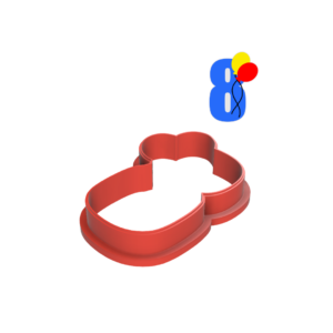 Birthday Eight Cookie Cutter