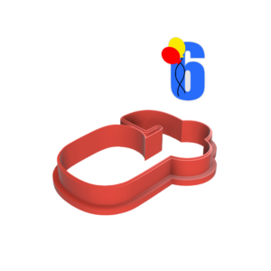 Birthday Six Cookie Cutter