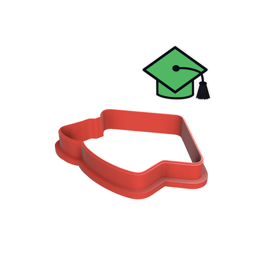 Graduation Cap Cookie Cutter