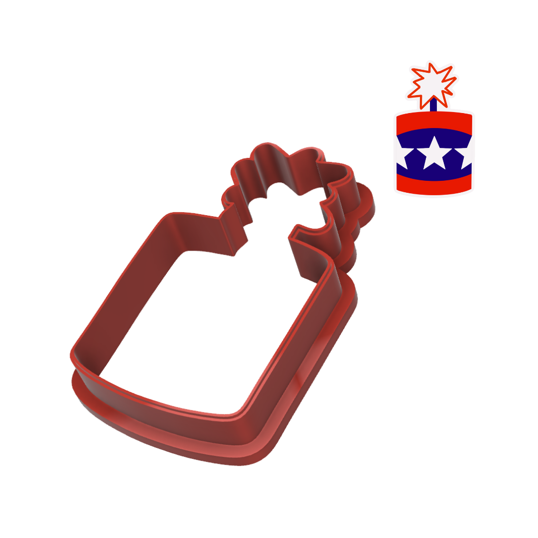 4th July Firecracker Cookie Cutter