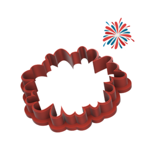 4th July Fireworks Cookie Cutter