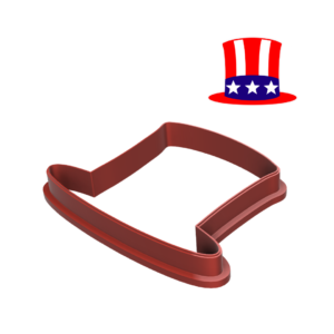 4th July Uncle Sam Hat Cookie Cutter