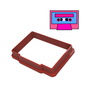 Cassette Tape Cookie Cutter