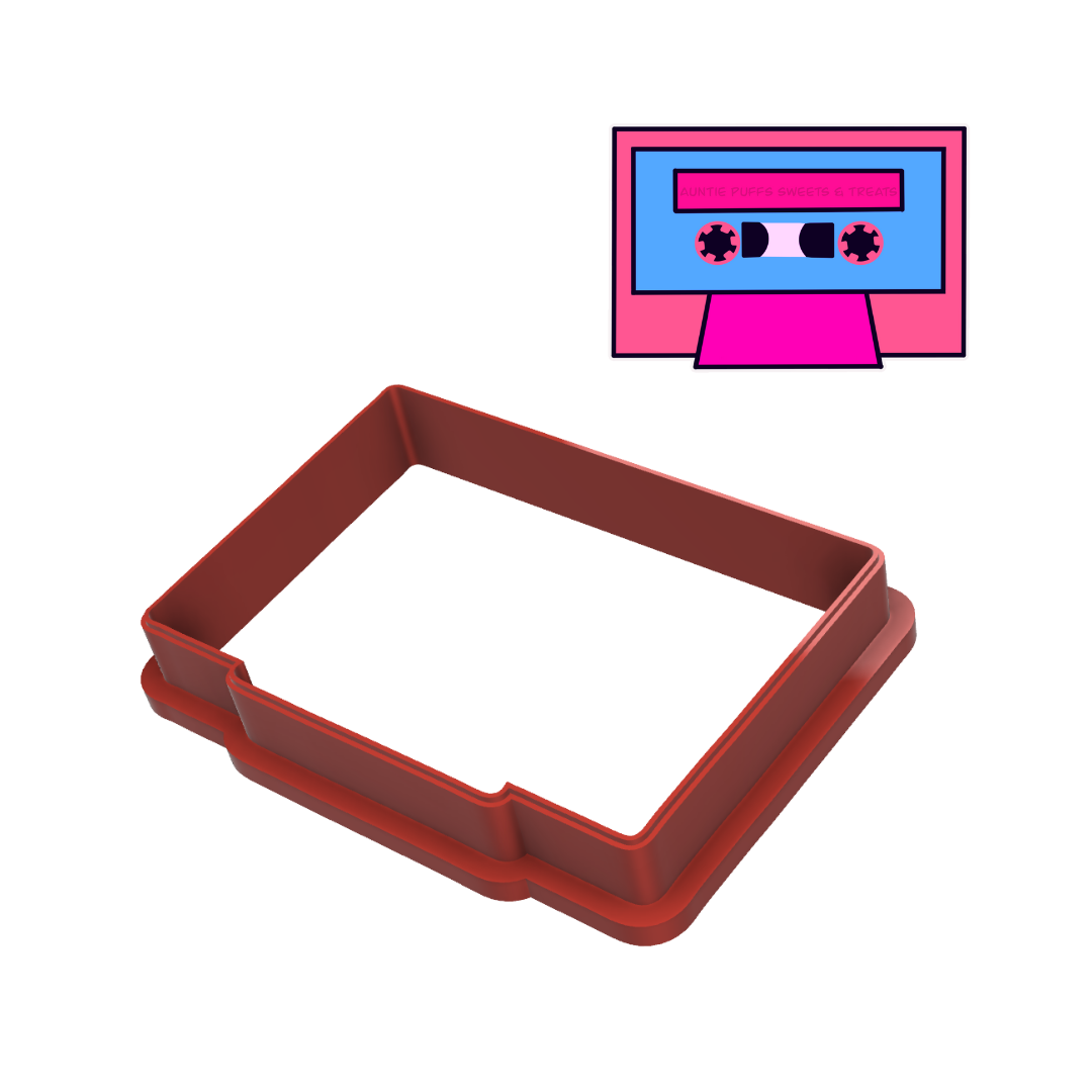 Cassette Tape Cookie Cutter