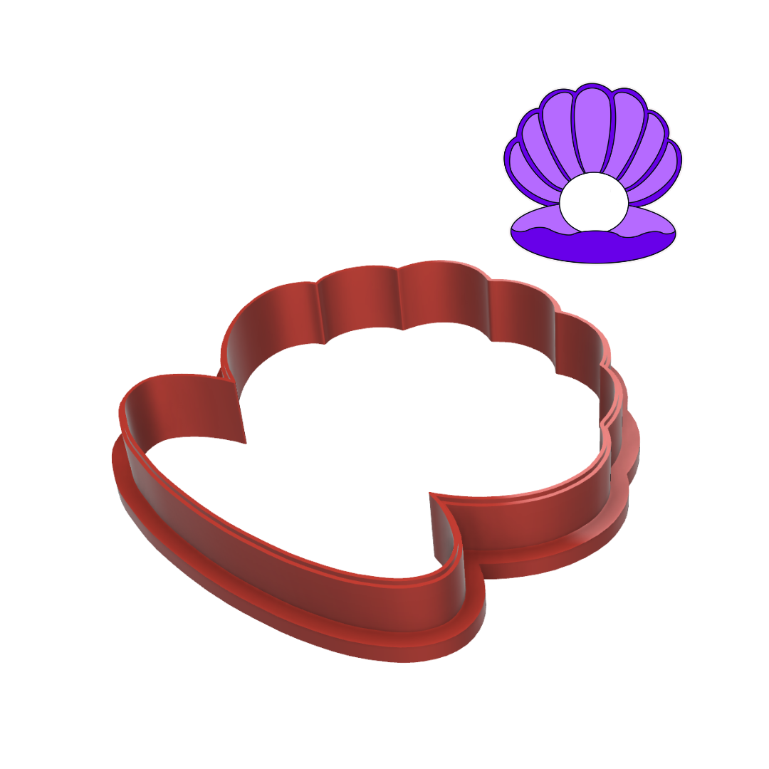 Oyster Shell Cookie Cutter