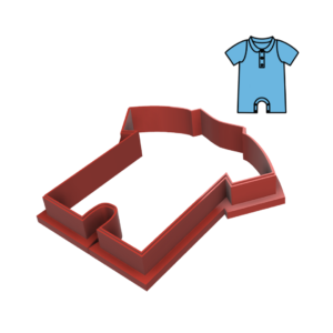 Baby Romper Cookie Cutter
