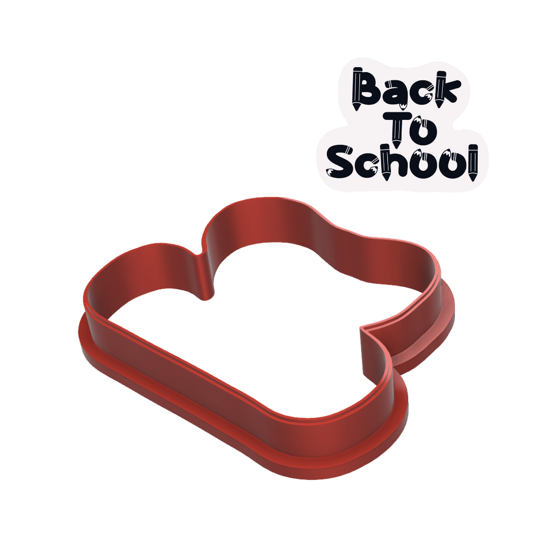 Back to School Logo Cookie Cutter