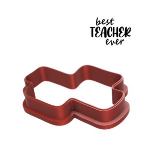 Best Teacher Ever Logo Cookie Cutter