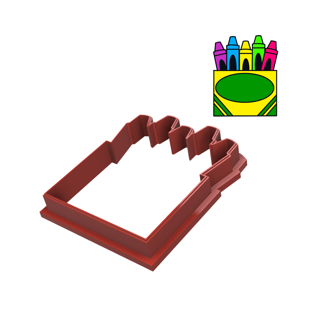 Box of Crayons Cookie Cutter
