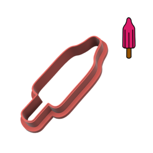 Bullet Popsicle Cookie Cutter