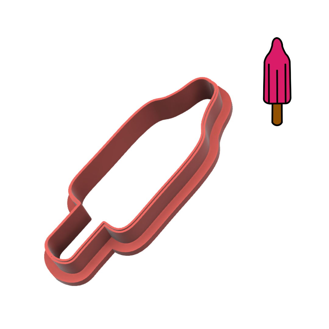 Bullet Popsicle Cookie Cutter