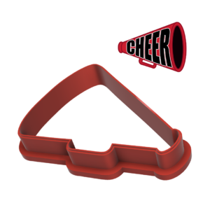 Cheer Megaphone Cookie Cutter