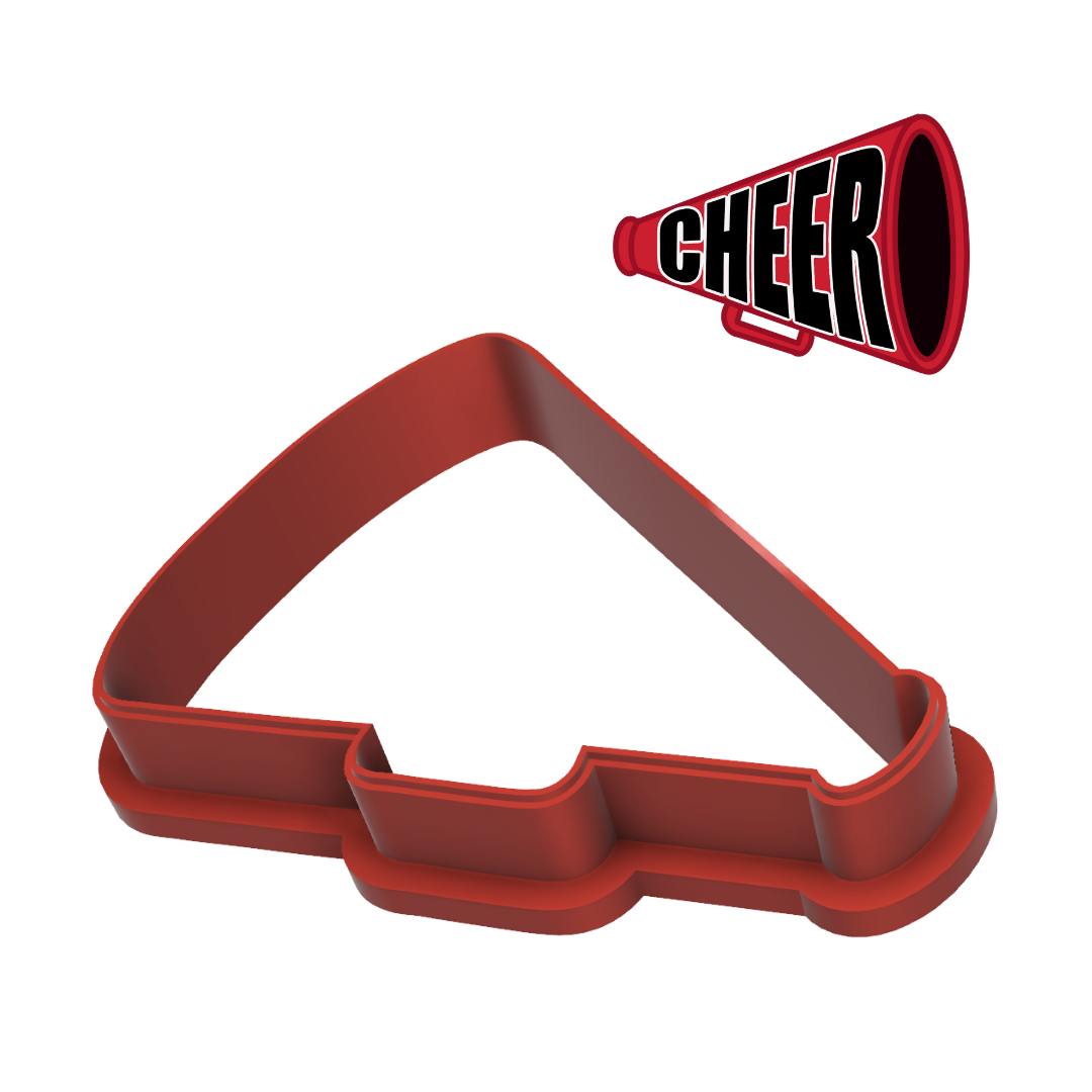 Cheer Megaphone Cookie Cutter