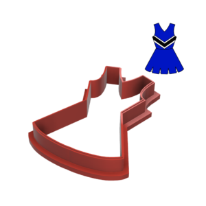 Cheer Uniform Cookie Cutter
