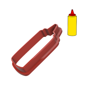 Condiment Squeeze Bottle Cookie Cutter