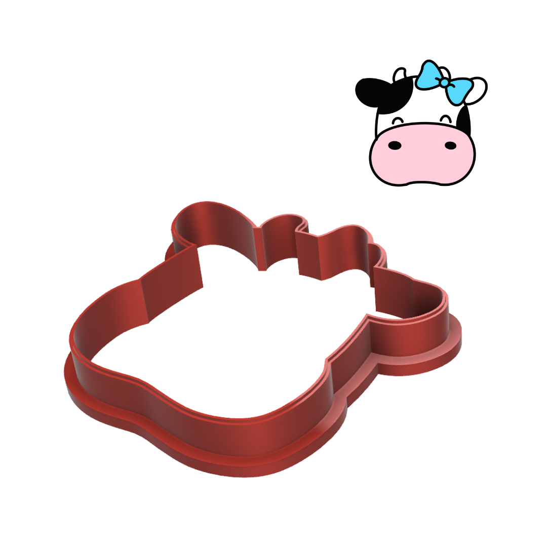 Cow Face Cookie Cutter